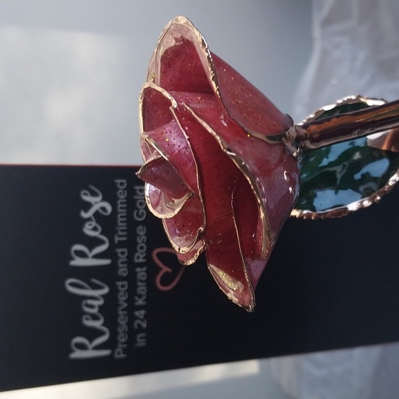 24k Rose Gold Rose - Picture 1 of 5